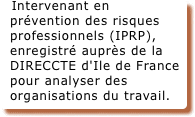 Intervenant en prvention des risques